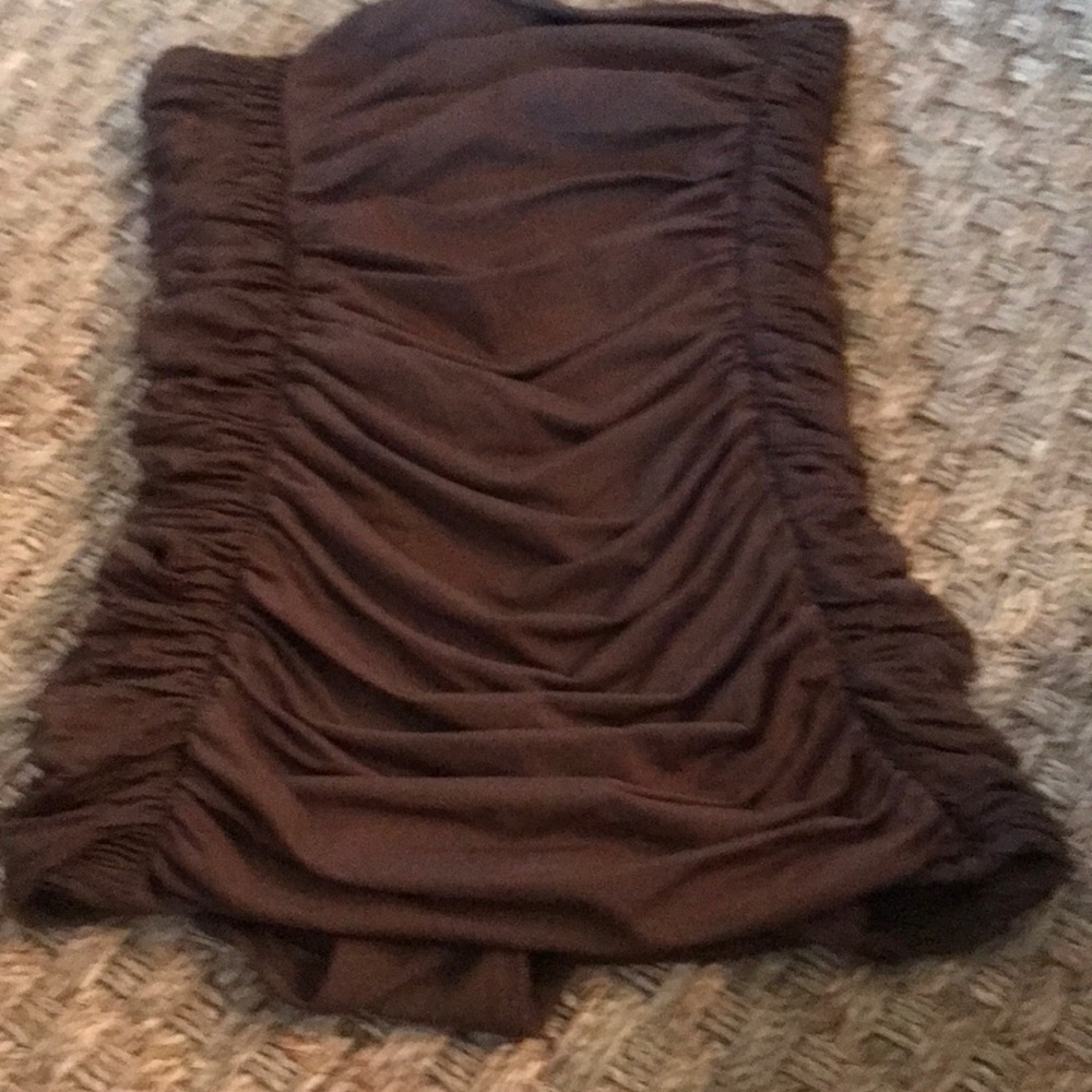DKNY one piece strapless bathing suit fully lined.